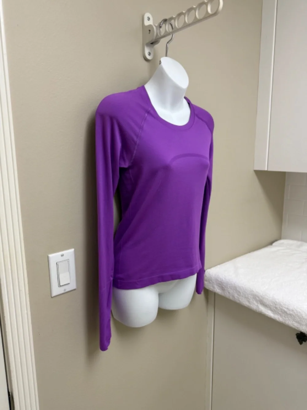 Lululemon Swiftly Tech Long Sleeve Shirt 2.0 *Race Length Moonlit Magenta Size 6